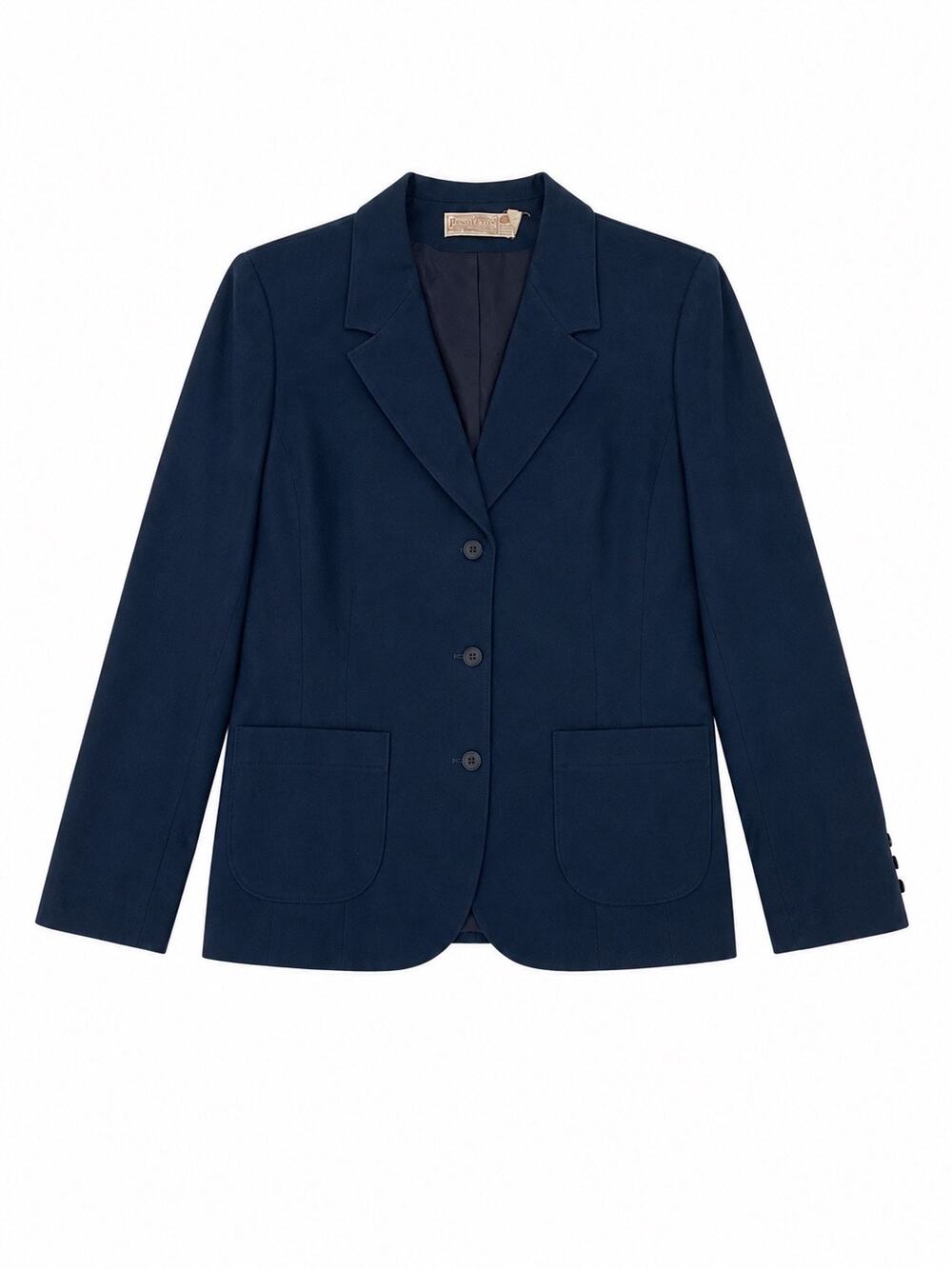 Vintage Pendleton 100% Virgin Wool Navy Blue Made in USA Blazer Jacket
